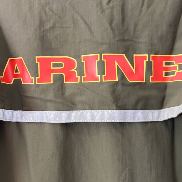 new balance // army green marines US USCM Windbreaker Jacket XS short - Picture 8 of 8